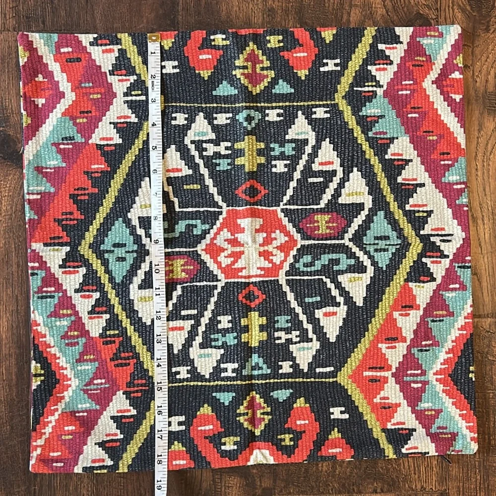 Longrock Fiesta Geometric Tapestry Pillow Cover